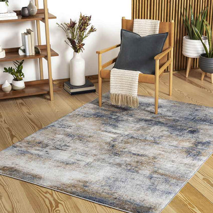 Lebo Modern Denim Area Rug