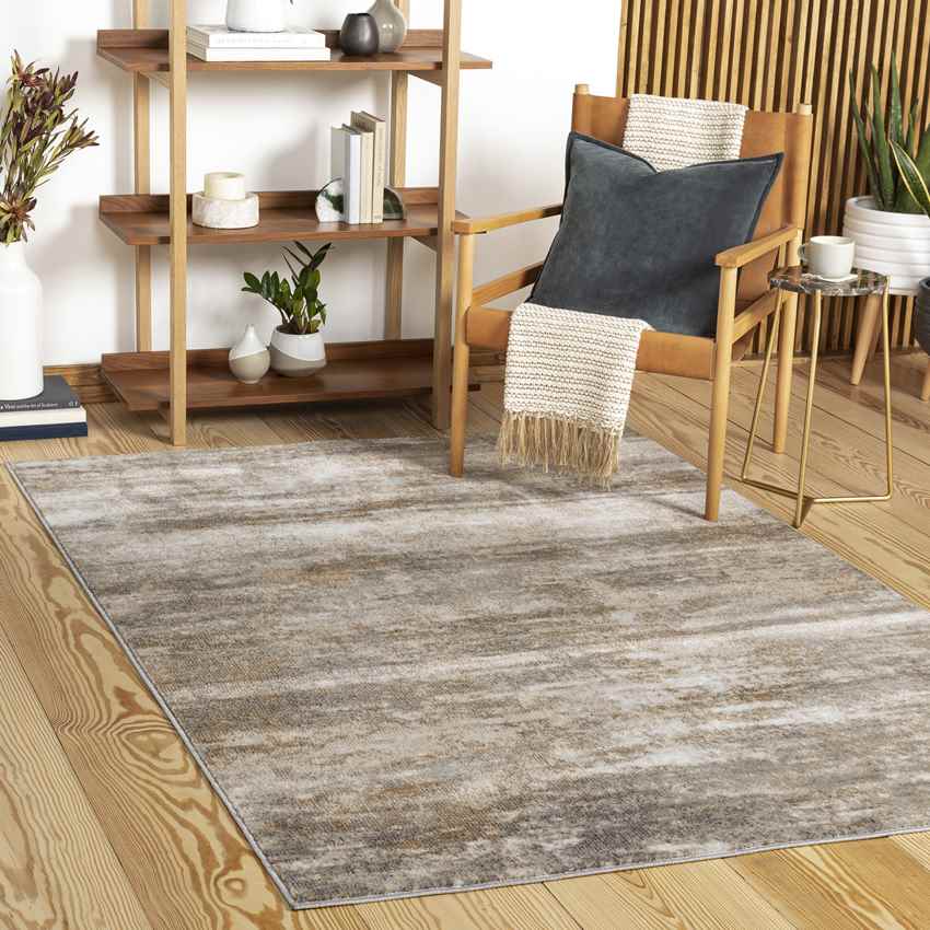 Ridge Farm Modern Camel Area Rug