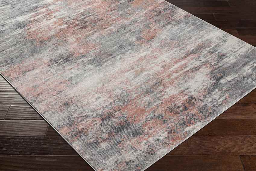 Ridge Farm Modern Coral Area Rug