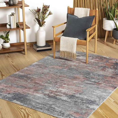 Ridge Farm Modern Coral Area Rug