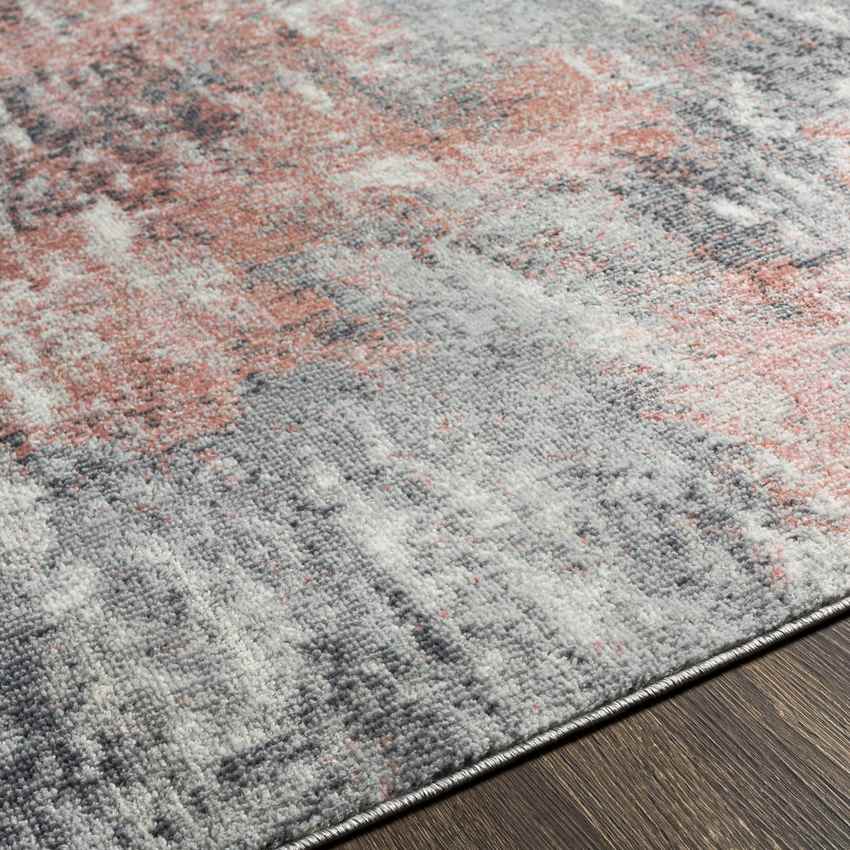 Ridge Farm Modern Coral Area Rug