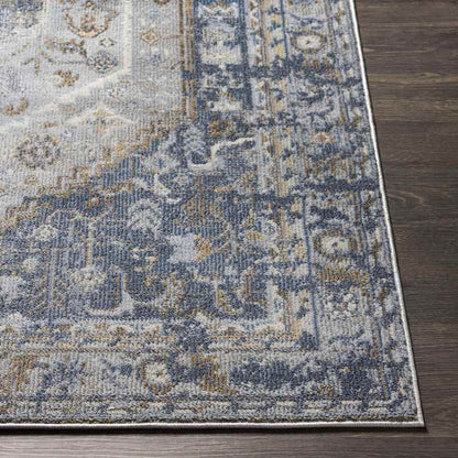 Elisa Traditional Dark Blue Area Rug