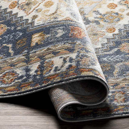 Elisa Traditional Denim Area Rug