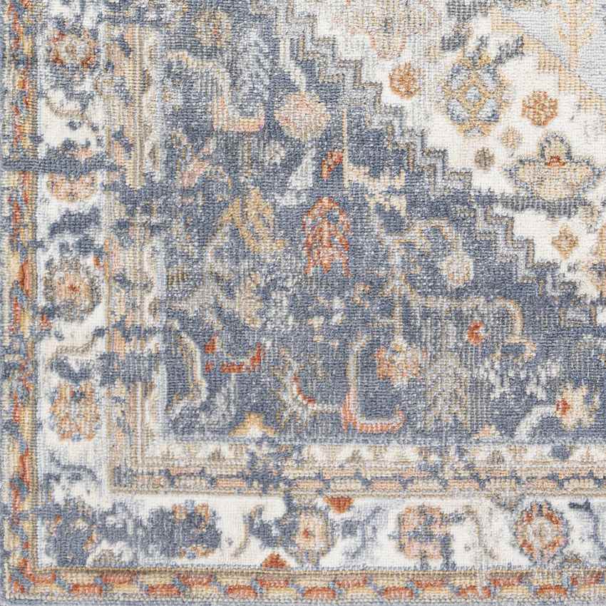 Elisa Traditional Denim Area Rug
