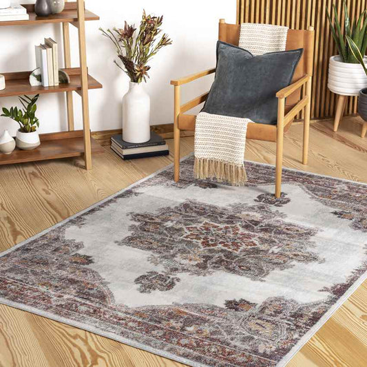 Rose Hill Traditional Ivory Area Rug
