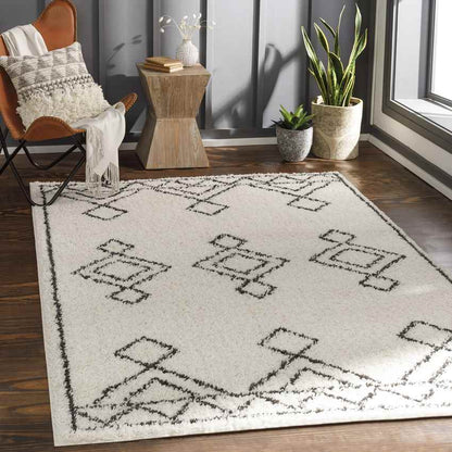 East Moline Global Cream Area Rug