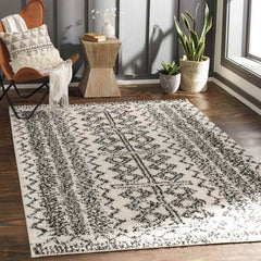 El Dara Global Charcoal Area Rug