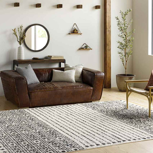 Fairview Heights Global Charcoal Area Rug