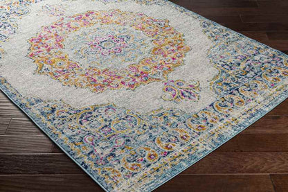 Donna Traditional Light Blue Area Rug