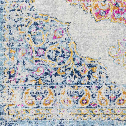 Donna Traditional Light Blue Area Rug