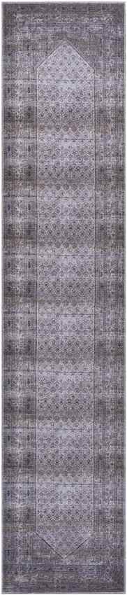 Hayri Traditional Medium Gray Washable Area Rug