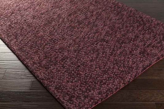 Busra Modern Burgundy Area Rug