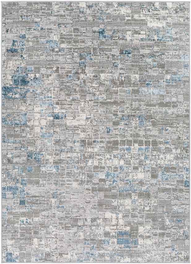 Ozgur Modern Teal Area Rug