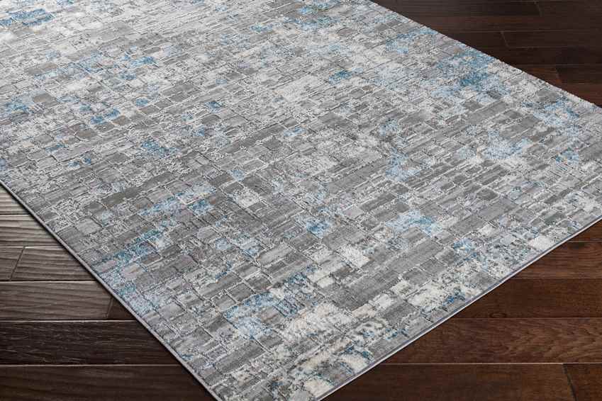 Ozgur Modern Teal Area Rug