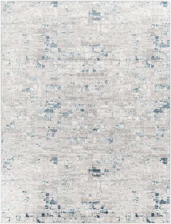 Ozgur Modern Teal Area Rug