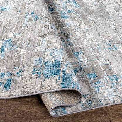 Ozgur Modern Teal Area Rug