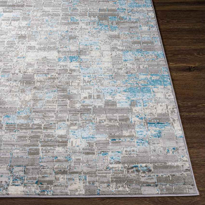 Ozgur Modern Teal Area Rug