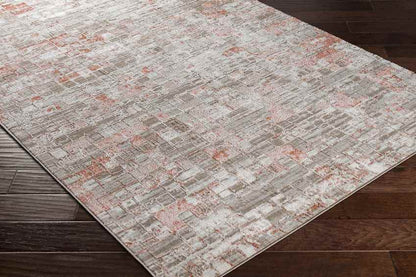 Ozgur Modern Dusty Coral Area Rug