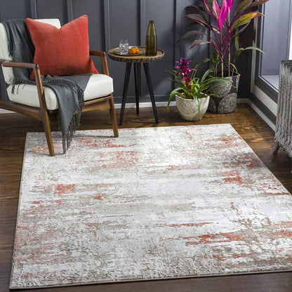 Jasmine Modern Coral Area Rug