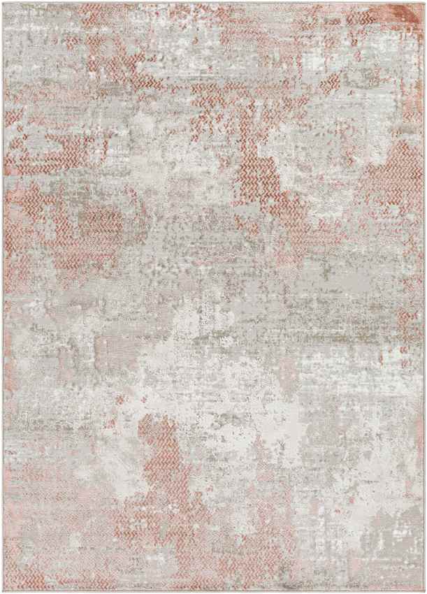 Gerry Modern Brick Red Area Rug