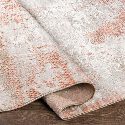 Gerry Modern Brick Red Area Rug