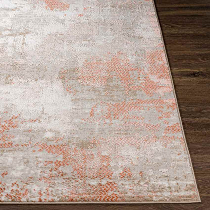 Gerry Modern Brick Red Area Rug