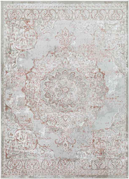 Jerry Traditional Brick Red Area Rug