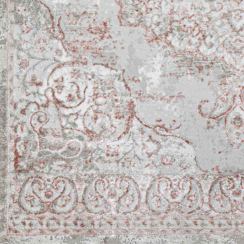 Jerry Traditional Brick Red Area Rug