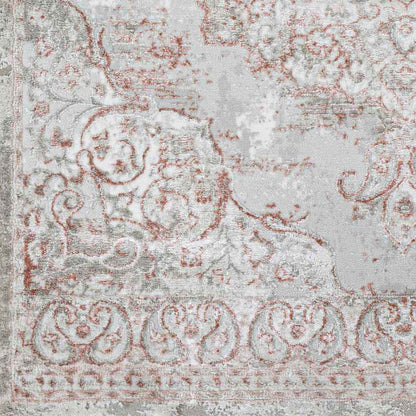 Jerry Traditional Brick Red Area Rug