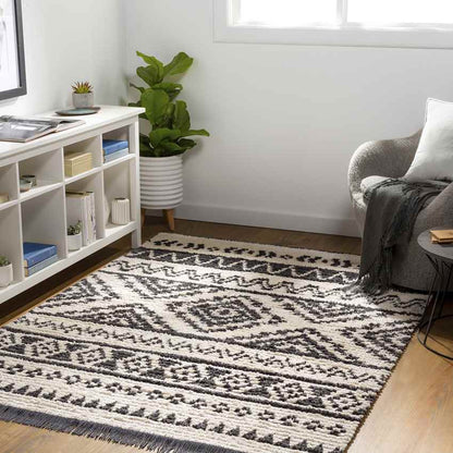 St Augustine Global Charcoal Area Rug