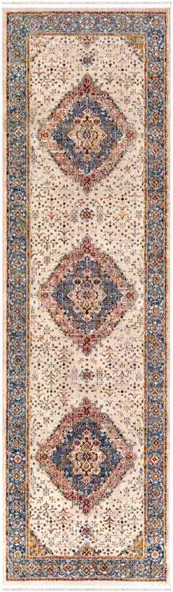 Todd Traditional Burnt Orange Area Rug