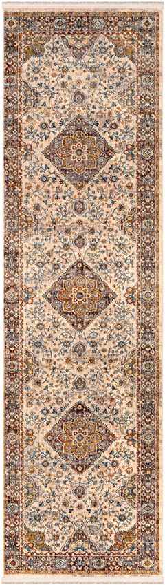 Wonder Lake Traditional Burnt Orange Area Rug