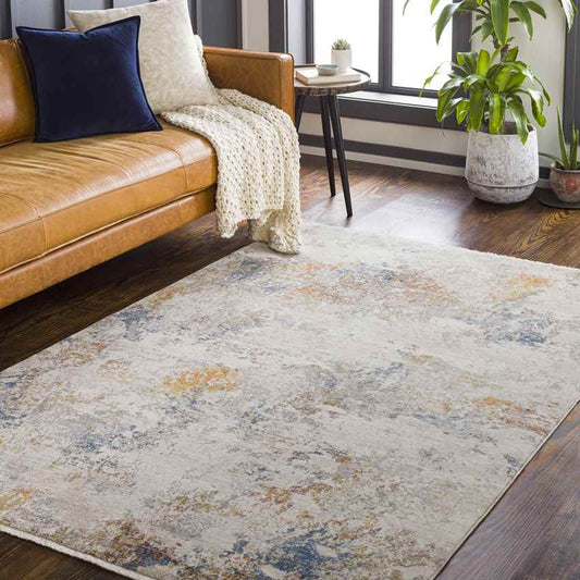 Wood Dale Modern Beige Area Rug