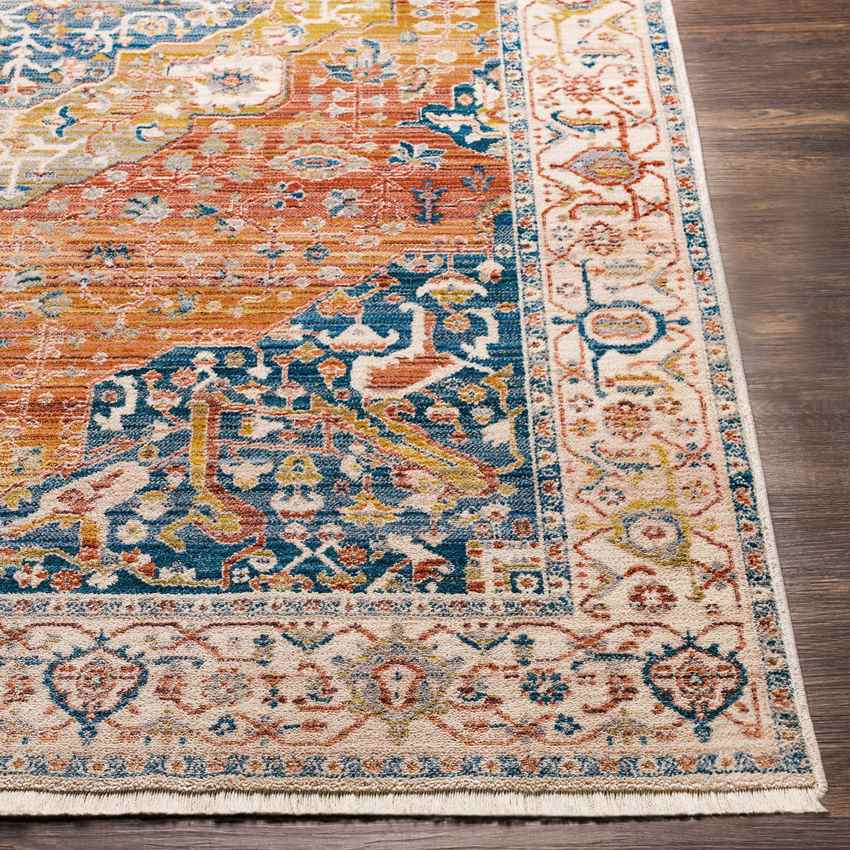 Leavenworth Traditional Saffron Area Rug
