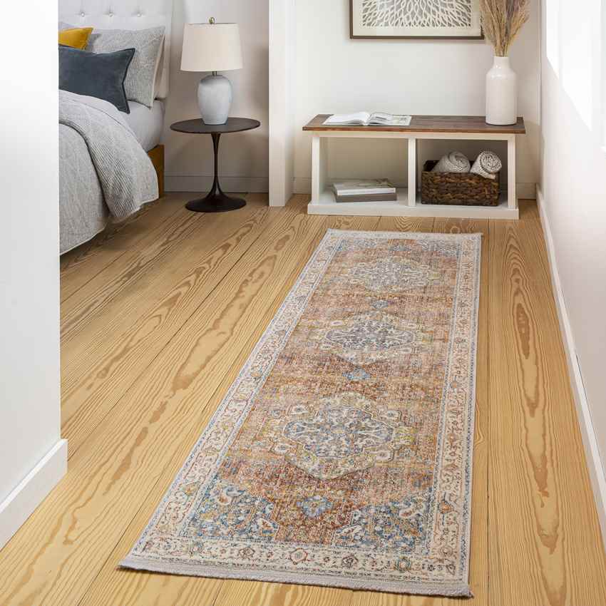 Leavenworth Traditional Saffron Area Rug