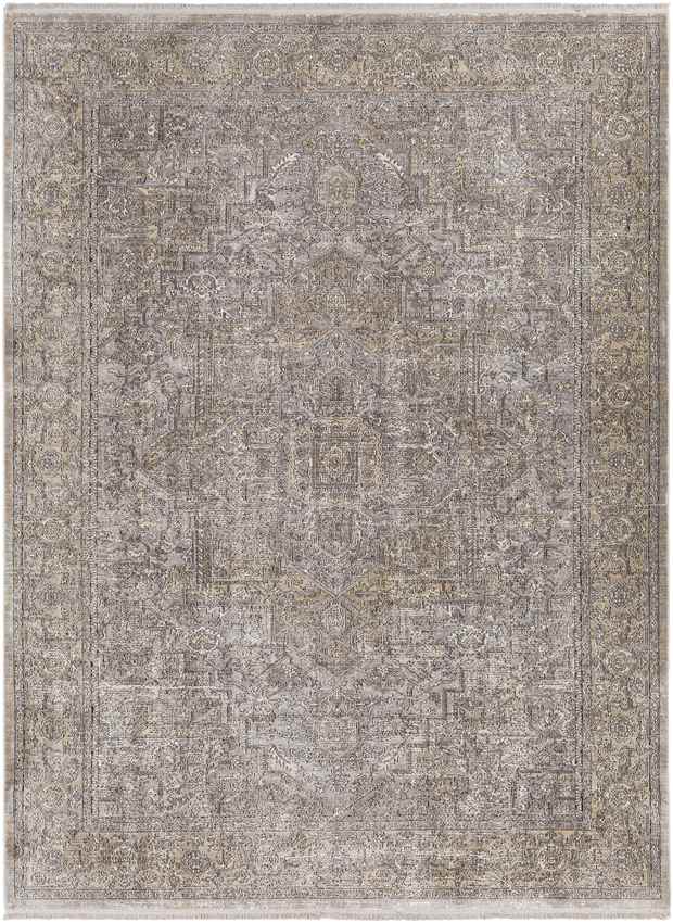 Pierceton Traditional Light Brown Area Rug