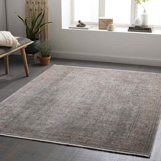 Pierceton Traditional Light Brown Area Rug