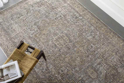 Pierceton Traditional Light Brown Area Rug
