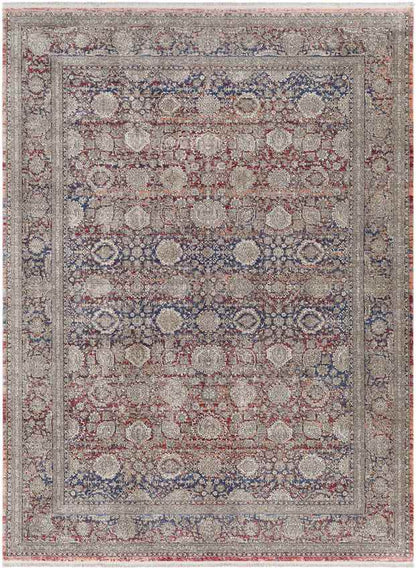 Poneto Traditional Brown Area Rug