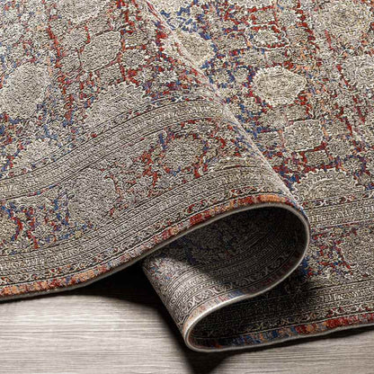 Poneto Traditional Brown Area Rug