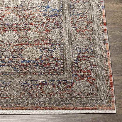 Poneto Traditional Brown Area Rug