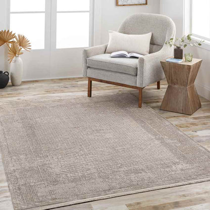 Sweetser Traditional Taupe Area Rug