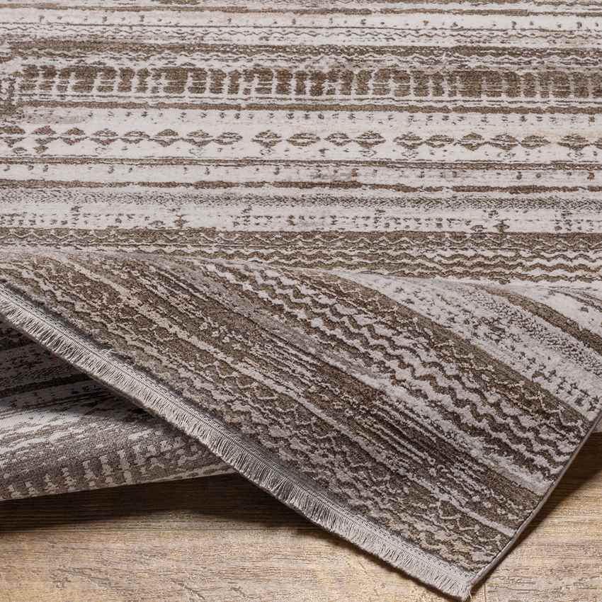 Town of Pines Global Dark Brown Area Rug