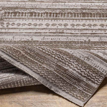 Town of Pines Global Dark Brown Area Rug