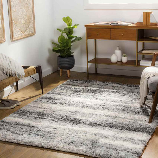 Kingston Mines Modern Beige Area Rug
