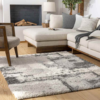 La Moille Modern Charcoal Area Rug