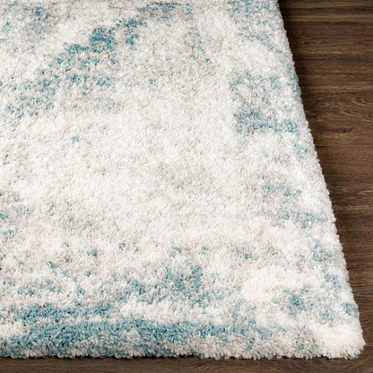Lake Barrington Modern Aqua Area Rug