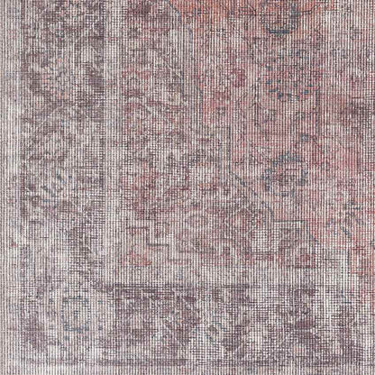 Millersburg Traditional Red Washable Area Rug