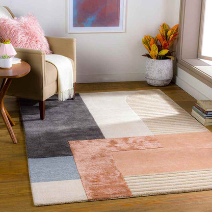 Maple Park Modern Rose Area Rug