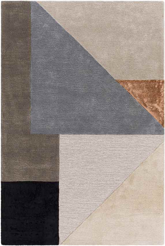 Marquette Heights Modern Medium Gray Area Rug